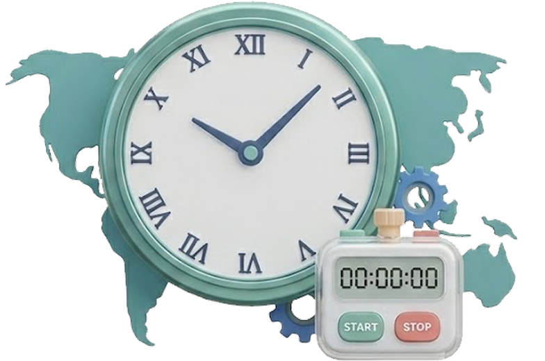 세계시계 타이머 아이콘